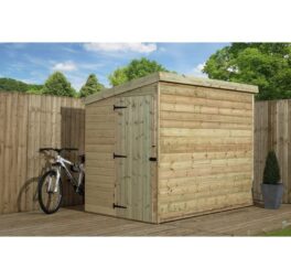 8 Ft. W x 8 Ft. D Shiplap Pent Wooden Shed