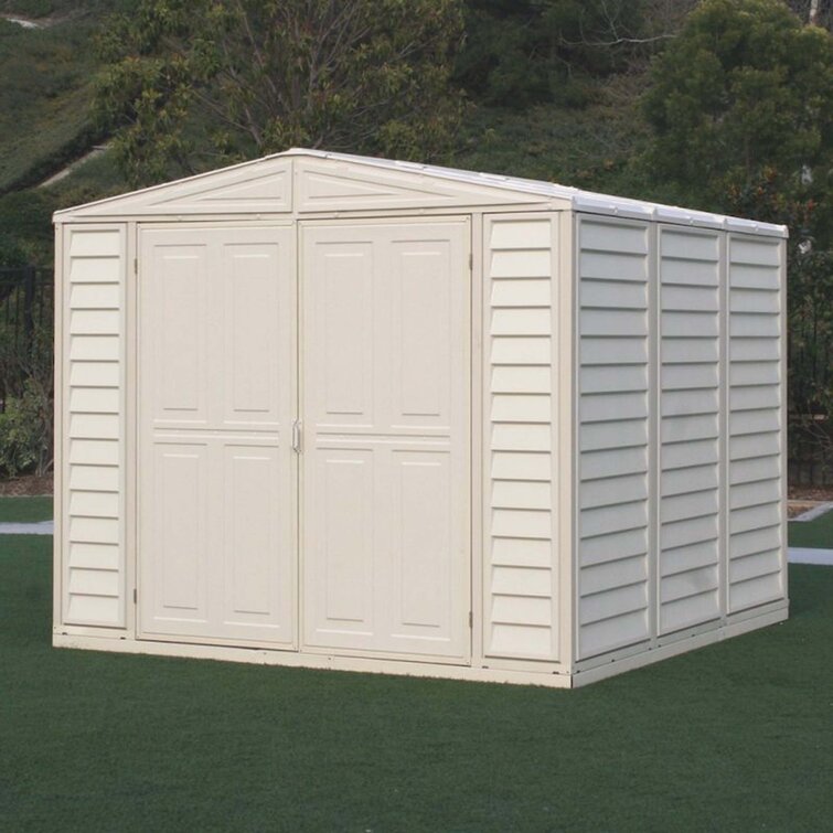 8 ft. W x 8 ft. D Apex Plastic Shed