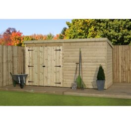 9 Ft. W x 7 Ft. D Shiplap Pent Wooden Shed