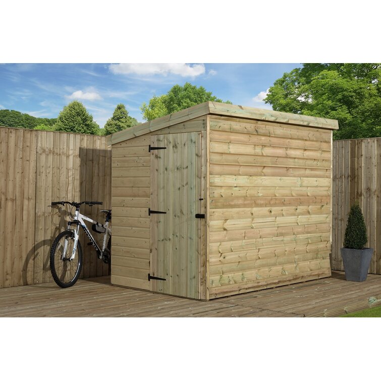 Balfour 5 ft. W x 7 ft. D Solid Wood Garden Shed
