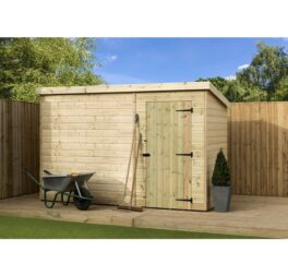 Beartown 9 Ft. W x 5 Ft. D Shiplap Pent Wooden Shed