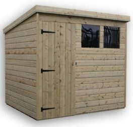 Beltrami 8 Ft. W x 7 Ft. D Shiplap Pent Wooden Shed