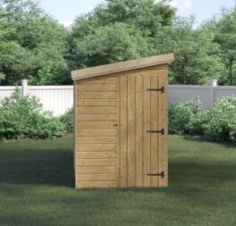 Cambray 5 Ft. W x 12 Ft. D Shiplap Pent Wooden Shed
