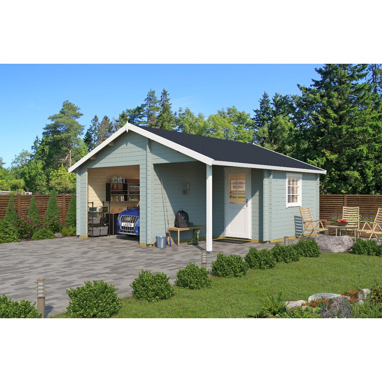 Carlen 18 x 19 Ft. Tongue & Groove Log Cabin