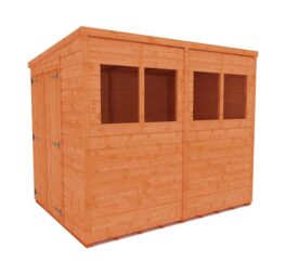 Flex 8 ft. W x 6 ft. D Solid Wood Tool Shed