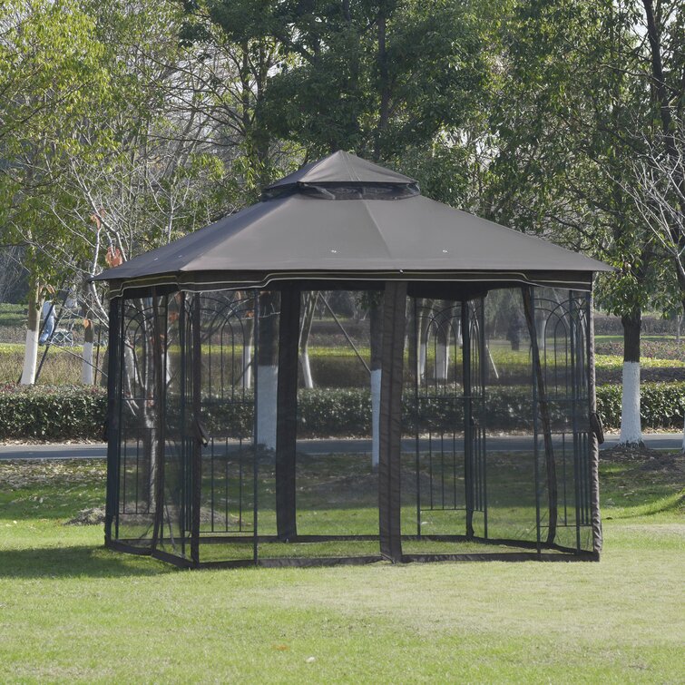 Kanses 3m x 3m Steel Patio Gazebo