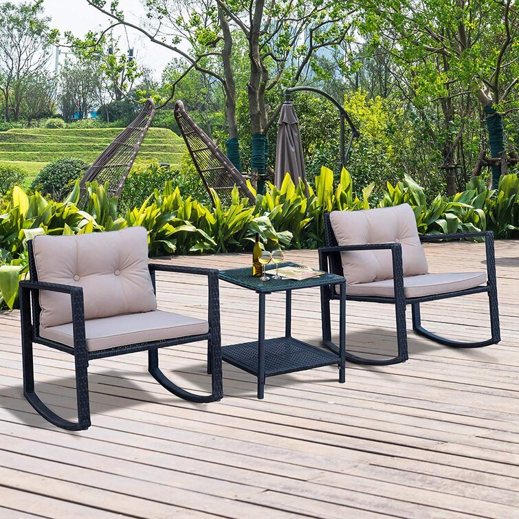Luana 2 Seater Rattan Conversation Set