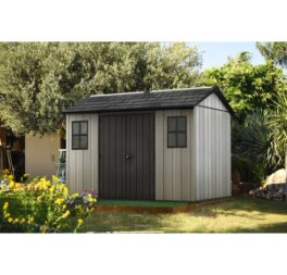 Oakland 11 ft. W x 7 ft. D Plastic Garden Shed