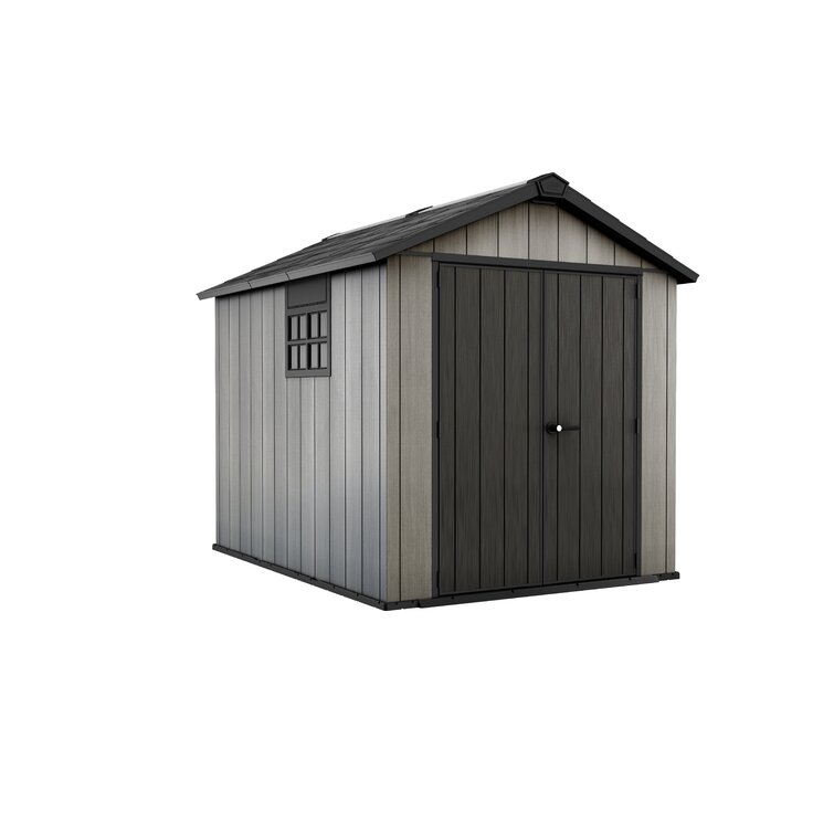 Oakland 7 Ft. W x 9 Ft. D Plastic Garden Shed