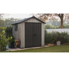 Oakland 7 ft. W x 7 ft. D Plastic Garden Shed
