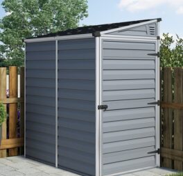 Skylight 4 ft. W x 6 ft. D Plastic Garden Shed