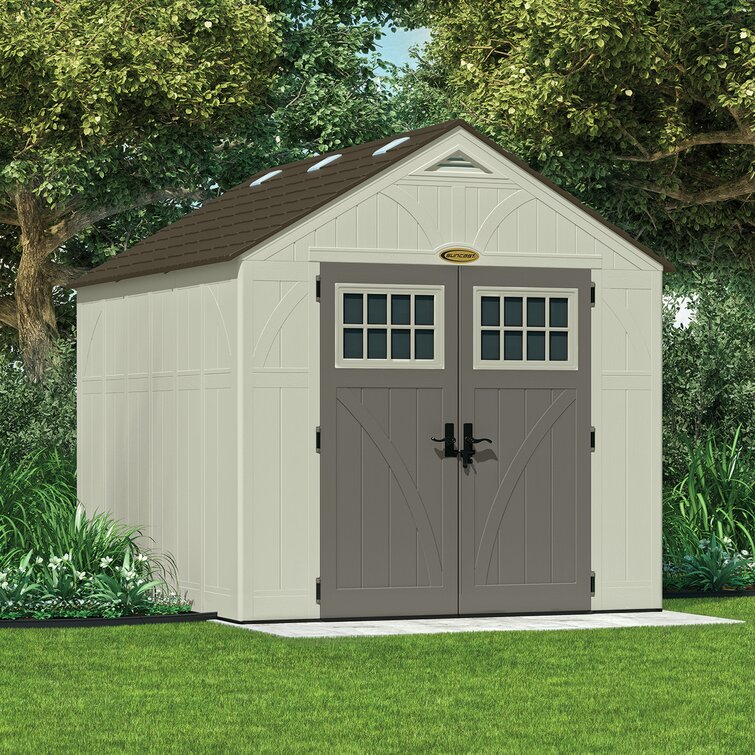 Stadler 8 Ft. W x 10 Ft. D Apex Plastic/Metal Shed