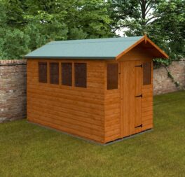 Tiger 6 Ft. W x 10 Ft. D Tongue and Groove Apex Wooden Shed