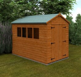 Tiger 6 Ft. W x 10 Ft. D Tongue and Groove Apex Wooden Shed