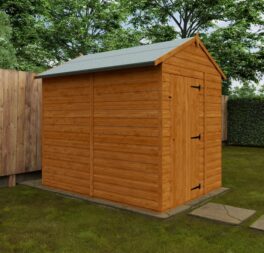 Tiger 6 ft. W x 8 ft. D Shiplap Apex Wooden Shed