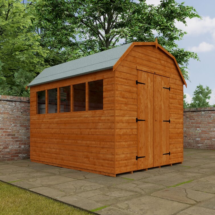 Tiger 8 Ft. W x 10 Ft. D Tongue and Groove Barn Wooden Shed