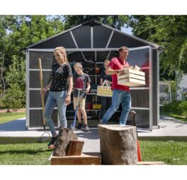 Yukon 11 ft. W x 9 ft. D Plastic Garden Shed