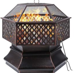 Absolom 63Cm H x 66Cm W Steel Outdoor Fire Pit