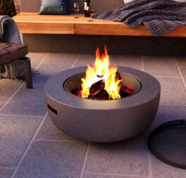 Charcoal And Wood Burning Fire Pit