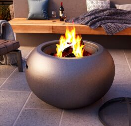 Charcoal And Wood Burning Fire Pit