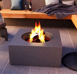 Cristyle Metal Charcoal and Wood Burning Fire Pit
