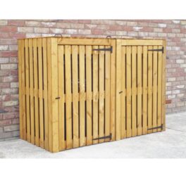 Custis Wooden Double Bin Store