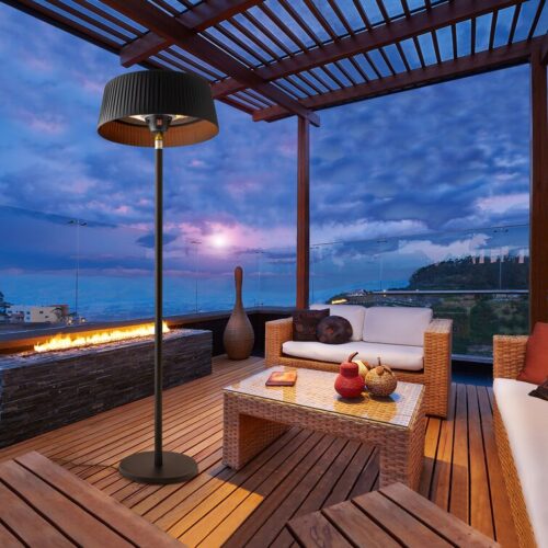 Heat I Electric Patio Heater Summer Houses,Cheap Corner Summerhouse