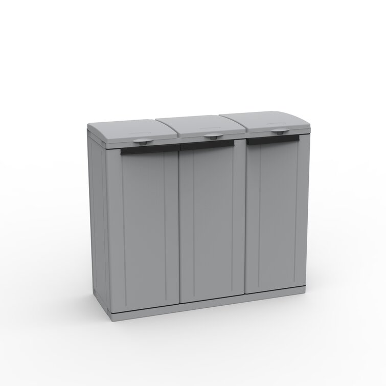 Plastic Triple Bin Store