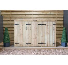 Wooden Single Bin Store