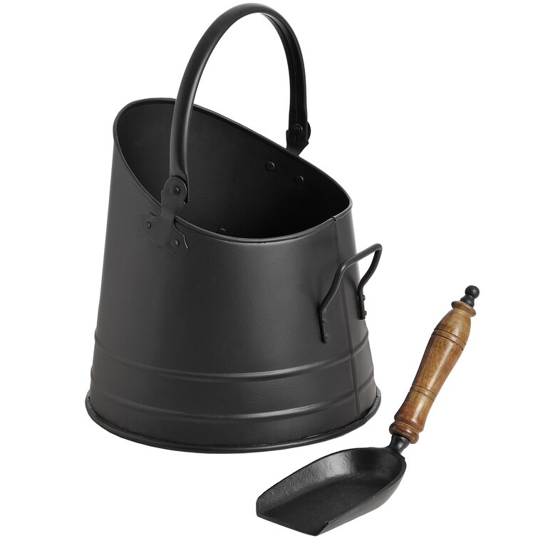 2 Piece Steel Fireplace Tool Set