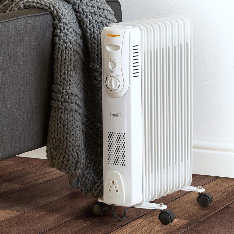 2000 Watt Electric Radiant Radiator Heater with Adjustable Thermostat