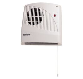 2000 Watt Wall Mounted Electric Fan Heater with Runback Timer