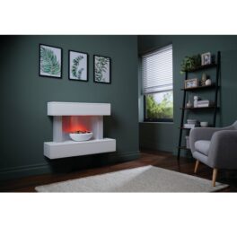 Purley 100Cm W Wall Mounted Electric Fire