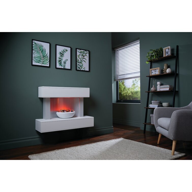 Purley 100Cm W Wall Mounted Electric Fire
