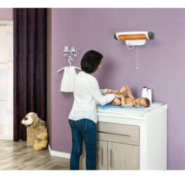 Tony 400 Watt Wall Mounted Electric Radiant Heater with Digital Thermostat