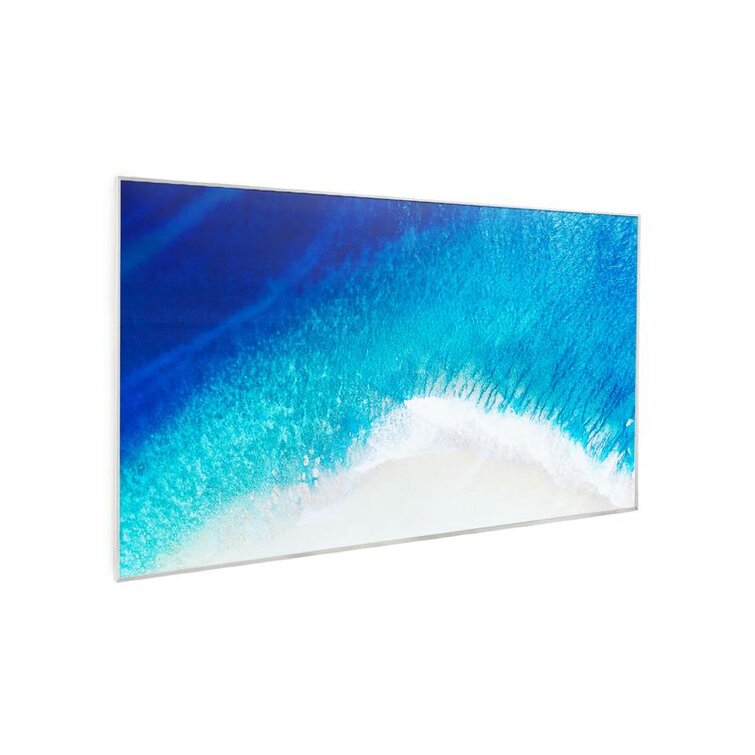 Wonderwall Air Art Beach 600 Watt Electric Wall Mounted Infrared Heater